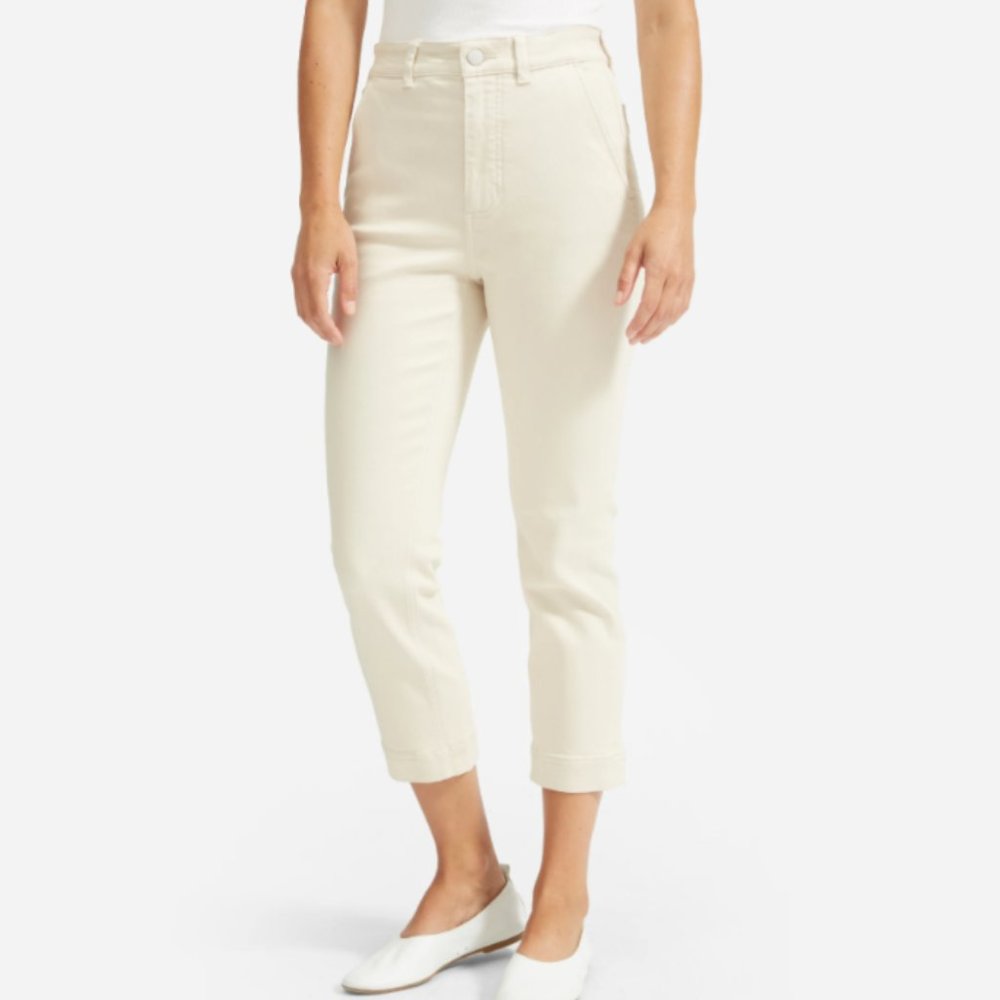 Everlane Women's The Slim Leg Crop Pant - 4